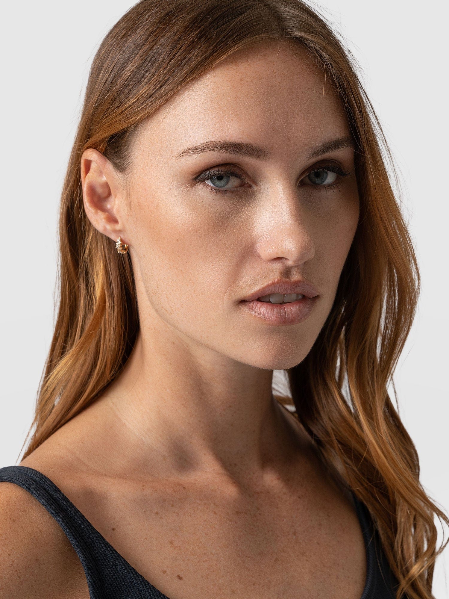 Constellation Cluster Huggie Earrings Gold - Women's Jewellery | Saint + Sofia® USA